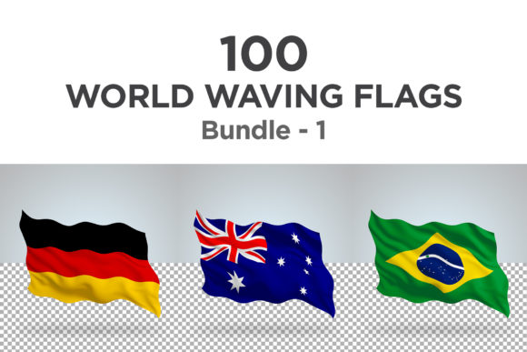 Download 100 Countries Waving Flags Bundle - 1 - Flags Collection